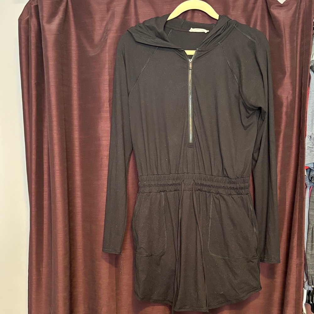 Black Hooded dress